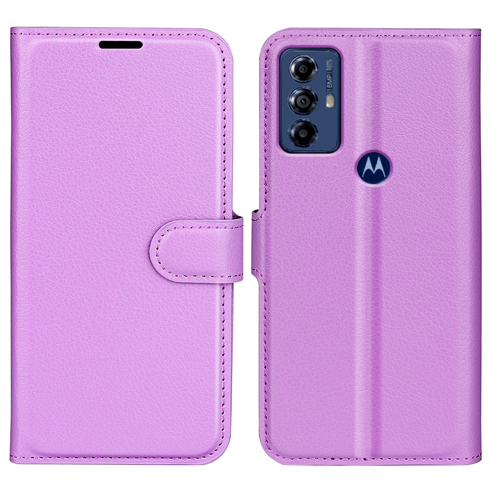 For Motorola Moto G Play (2023) 4G Wallet Cell Phone Cover Litchi Texture PU Leather Stand Full Protection Flip Anti-scratch Phone Case For Motorola Moto G Play (2023) 4G Wallet Cell Phone Cover Litchi Texture PU Leather Stand Full Protection Flip Anti-scratch Phone Case